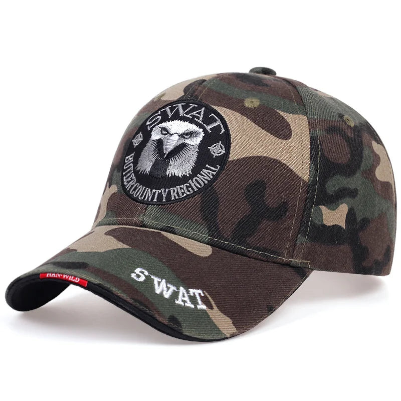 Swat Army Cap Male Embroidered Eagle Black Baseball Caps Men Gorras Para Hombre Women Snapback Bone