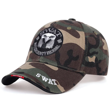 Swat Army Cap Male Embroidered Eagle Black Baseball Caps Men Gorras Para Hombre Women Snapback Bone
