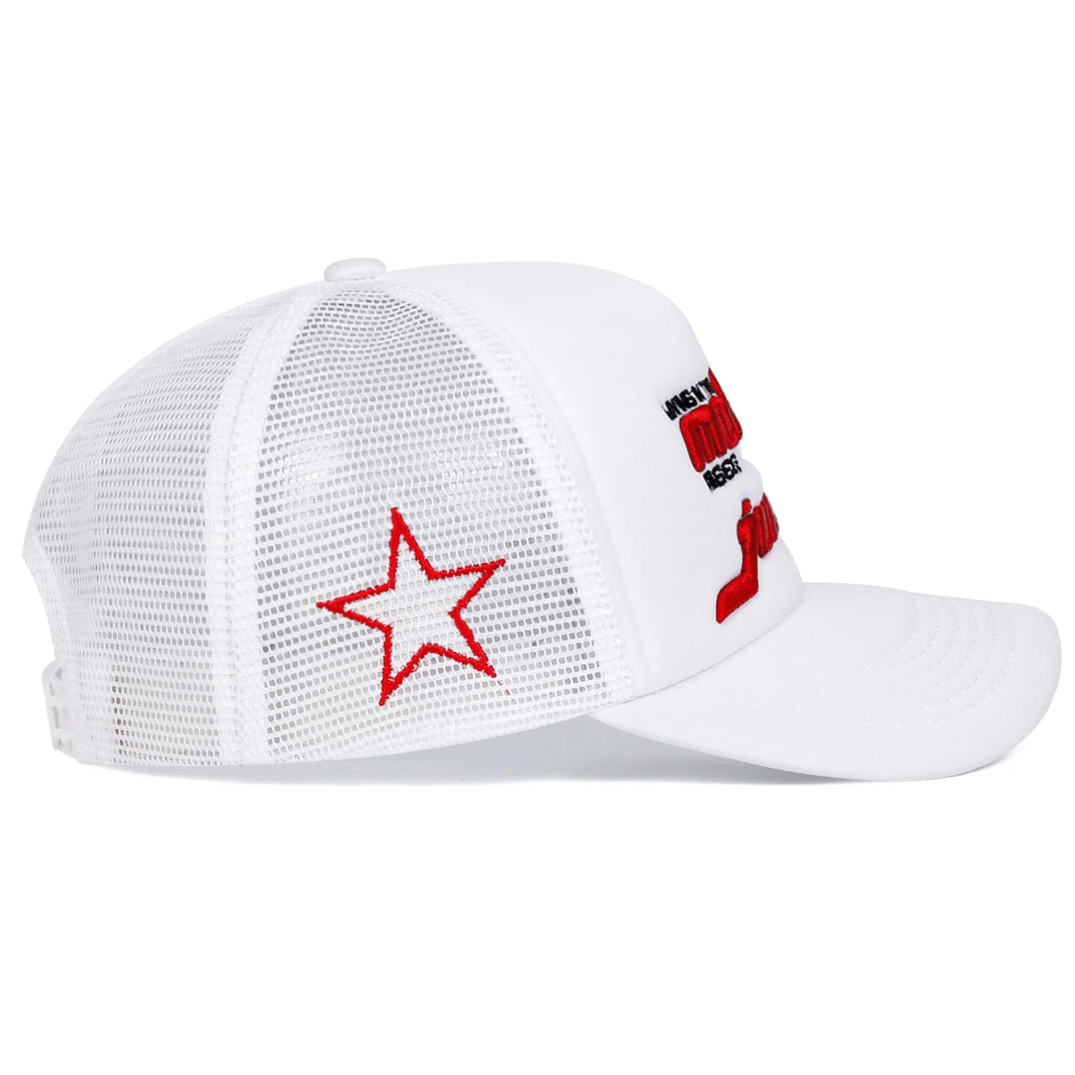 Unisex Modern Junkie Letter Embroidery Baseball Net Caps Spring Summer Outdoor Adjustable Casual