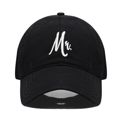 Matching Mr Mrs Baseball Cap Men S Women Cotton Embroidery Sport Golf Caps Bridal Gift Newlywed