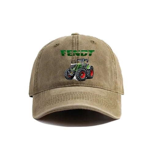Fendt Agricultural Farming Tractors Distressed Baseball Cap Cool Men Retro Outdoor Summer Adjustable