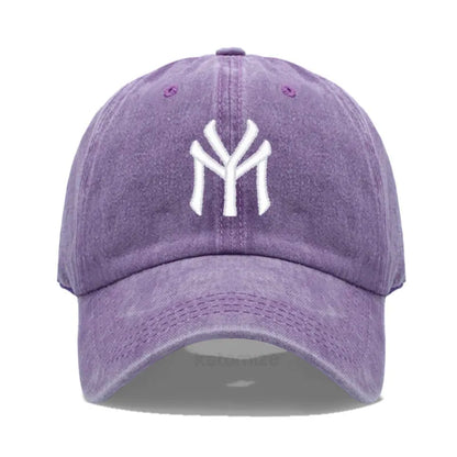Letter My Embroidery Baseball Cap Women Men Adjustable Soft Washed Cotton Sports Dad Hat Spring