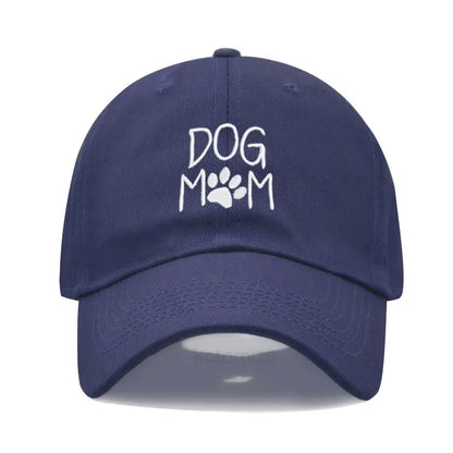 Dog Mom Embroidered Baseball Cap Women Men Adjustable Soft Cotton Dad Hat Unisex Classic Golf Caps