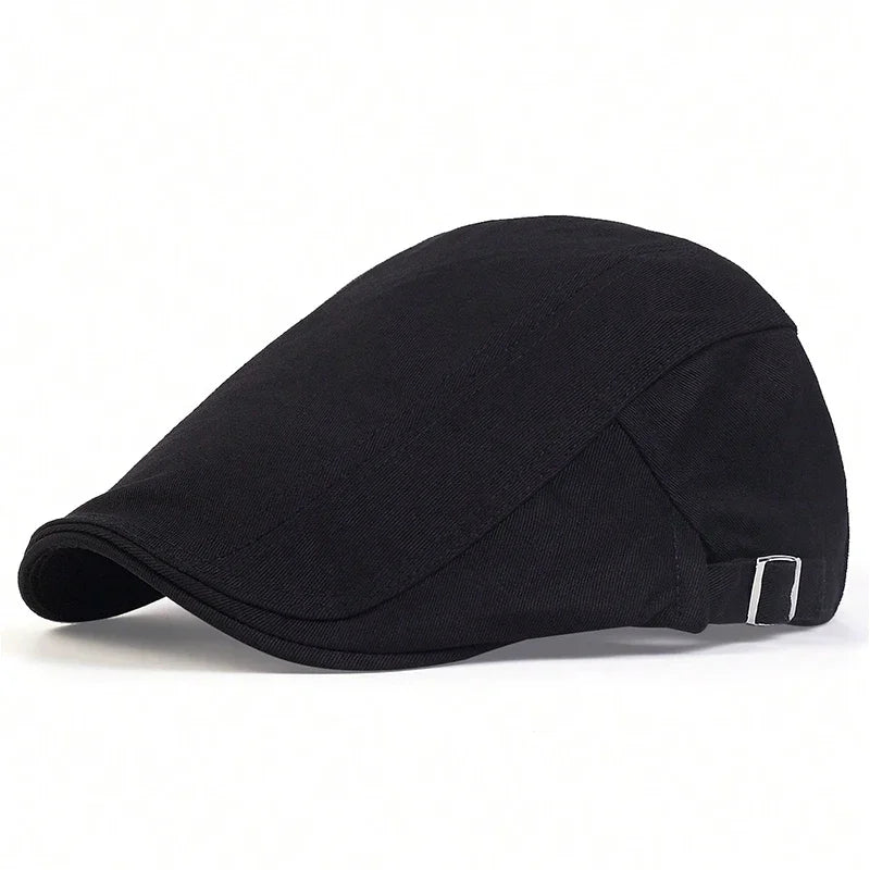 Men Light Board Solid Color Berets Newsboy Caps Hip Hop British Painters Hats Spring Summer