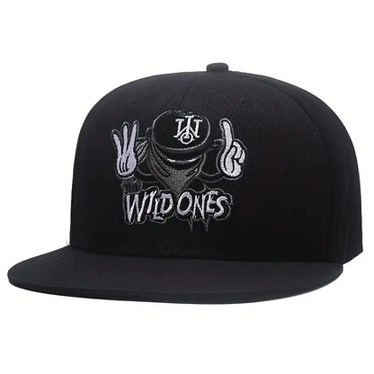 Brand Embroidery Retro Baseball Caps Men Women Bone Snapbacks Black Sports Hats Street Art Hip Hop