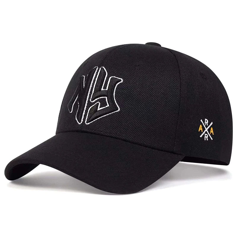 Unisex Ng Letter Side Ar Embroidery Baseball Caps Spring Autumn Outdoor Adjustable Casual Hats