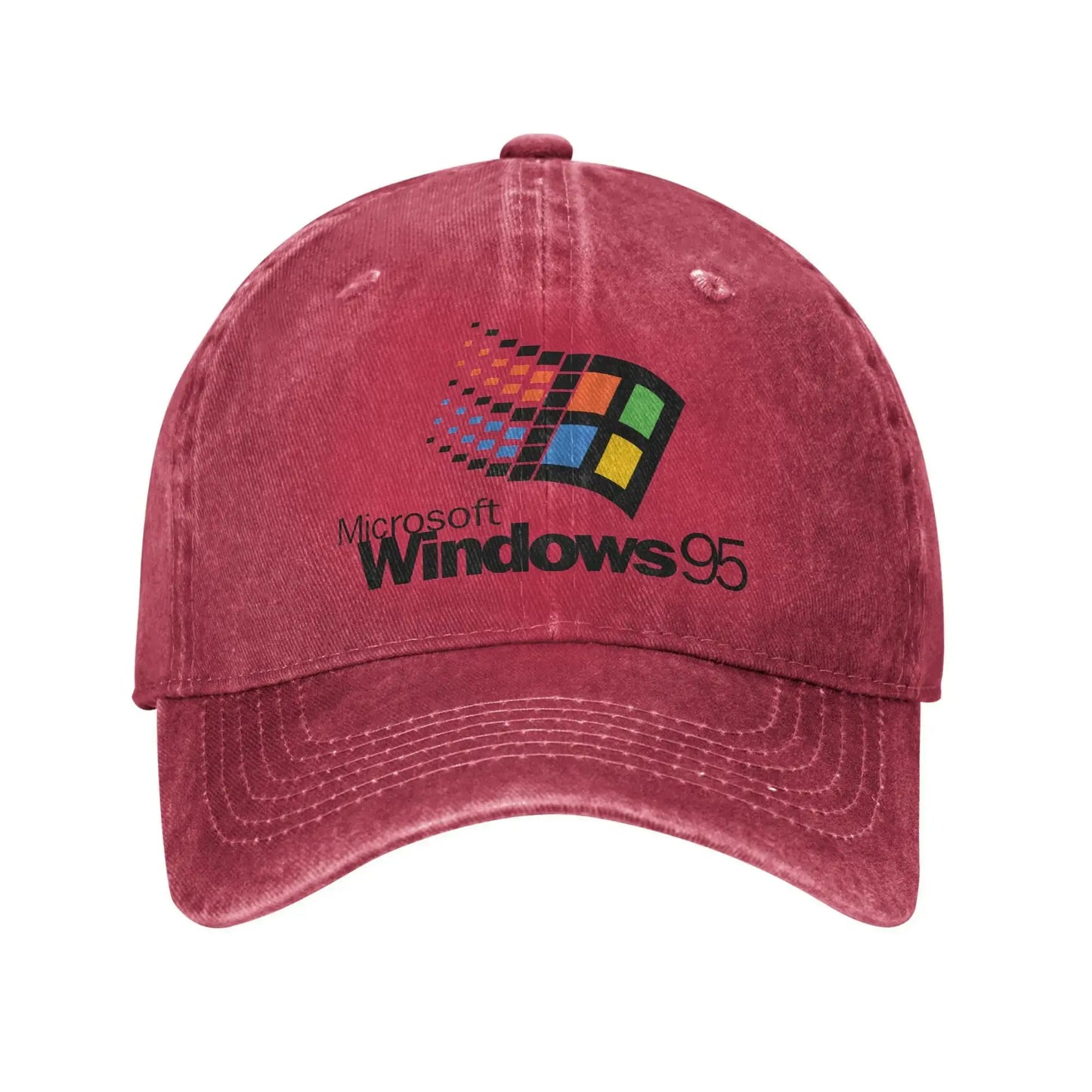 Summer Windows 95 Galaxy Baseball Cap Vintage Distressed Washed Sun Men Women Outdoor All Seasons