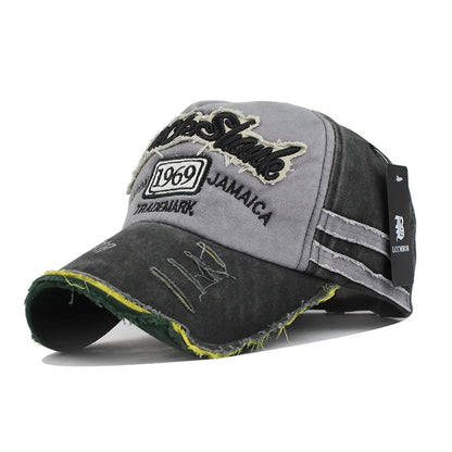 News Outdoor Sports Cotton Baseball Cap Retro Embroidery Men S Hip Hop Rebound Caps Snapback Hats