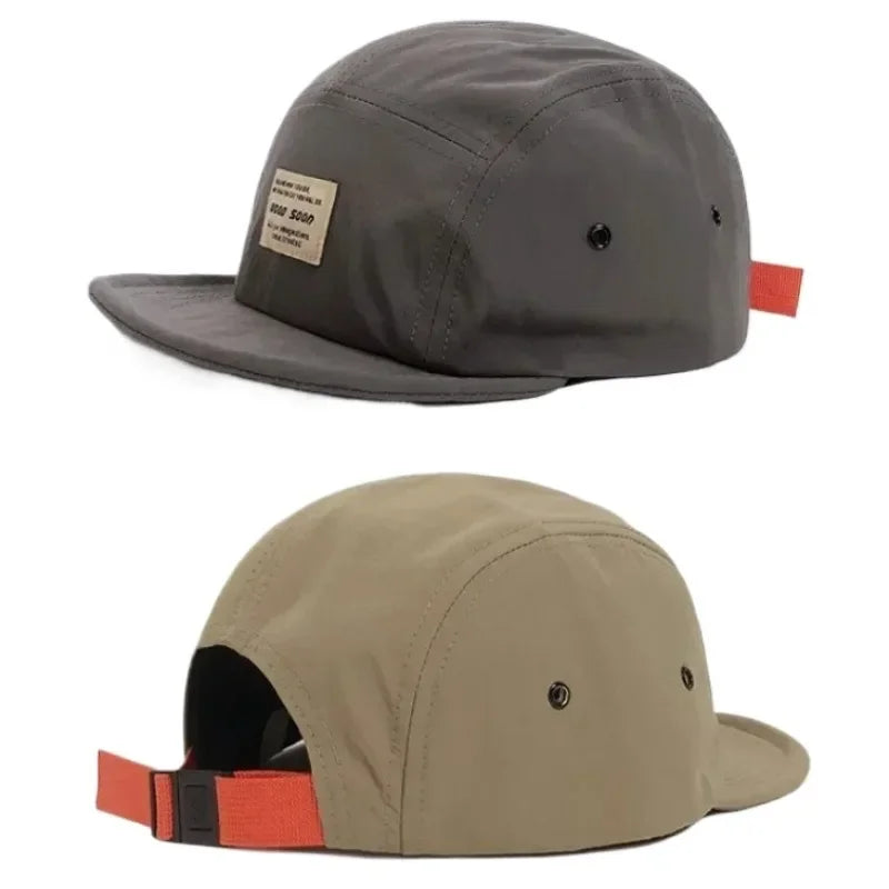 Japanese Quick-drying Breathable Short Brim Baseball Caps Men Women Face Small Foldable Soft Top Hip-hop Cap Women Soft Brim Hat