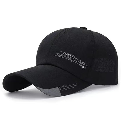 Unisex Baseball Caps Simple Design Extended Brim Snapback Men Women Outdoor Sunscreen Sports S
