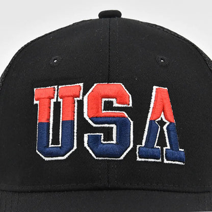 Summer Trendy American Mesh Baseball Cap Men Women Adjustable Retro Hip Hop Streetwear Sun