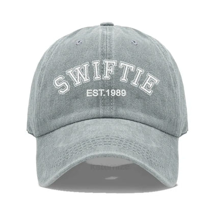 Swiftie 1989 Embroidery Baseball Cap Men Women Unisex Washed Cotton Dad Hat Sun Gift Fans Outdoor