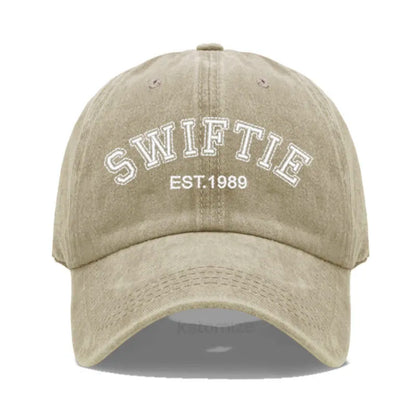 Swiftie 1989 Embroidery Baseball Cap Men Women Unisex Washed Cotton Dad Hat Sun Gift Fans Outdoor