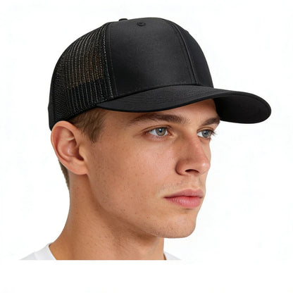 Summer Mesh Baseball Cap Men Women Slight Curved Snapback Trucker Hat Unisex Casual Outdoor
