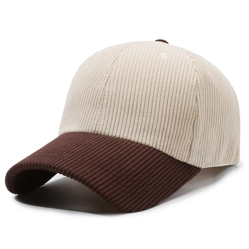 Wonder Embroidered Unisex Corduroy Baseball Cap - Sunshade for Outdoor Sports and Gifting