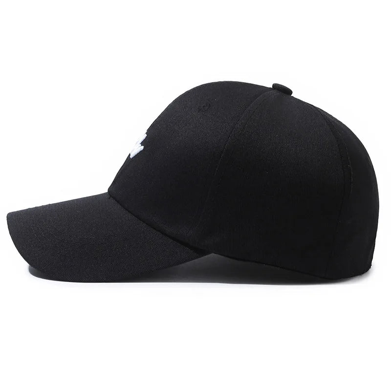 3d Embroidered Mn Simple Korean Design Baseball Cap Men Women Adjustable Buckle