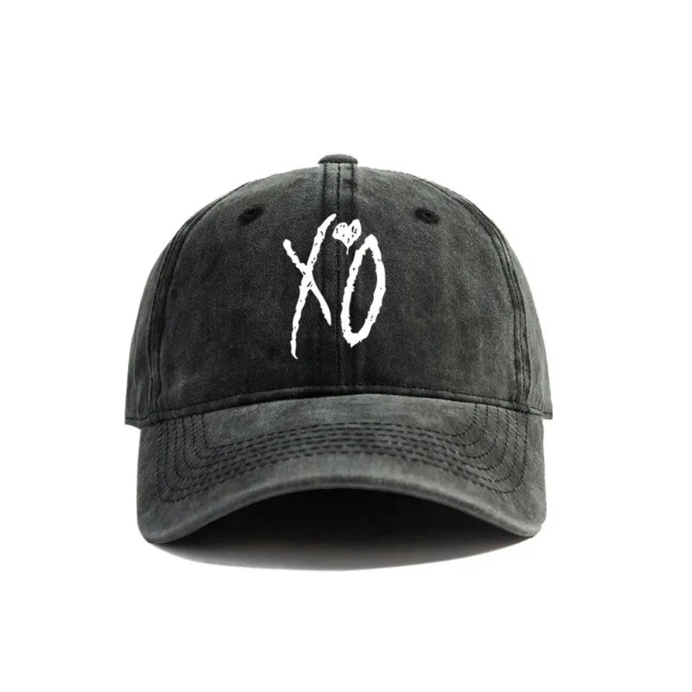 Xo Weeknd Baseball Cap Distressed Hats Men Retro Outdoor Summer Adjustable Dad Hat