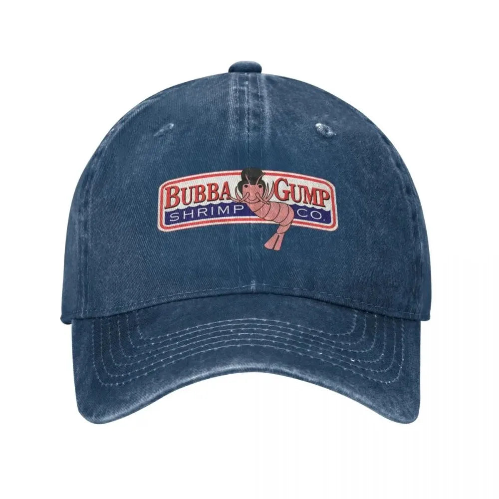 Bubba Gump Forest Shrimp Seafood Baseball Cap Men Women Hip Hop Hats Sun Protection Outdoor Sports