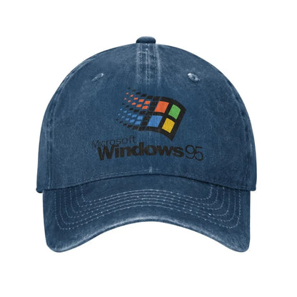 Summer Windows 95 Galaxy Baseball Cap Vintage Distressed Washed Sun Men Women Outdoor All Seasons