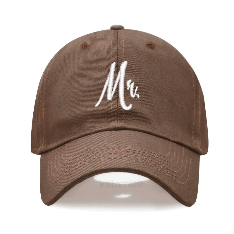 Matching Mr Mrs Baseball Cap Men S Women Cotton Embroidery Sport Golf Caps Bridal Gift Newlywed