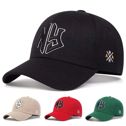 Unisex Ng Letter Side Ar Embroidery Baseball Caps Spring Autumn Outdoor Adjustable Casual Hats