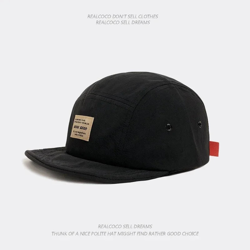 Japanese Quick-drying Breathable Short Brim Baseball Caps Men Women Face Small Foldable Soft Top Hip-hop Cap Women Soft Brim Hat