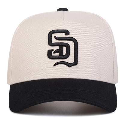 Unisex Sd Letter Embroidery Baseball Caps Spring Autumn Outdoor Adjustable Casual Hats Hip Hop Hat