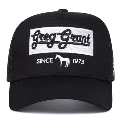 Unisex Since 1973 Letter Embroidery Baseball Net Caps Spring Summer Outdoor Adjustable Casual Hats