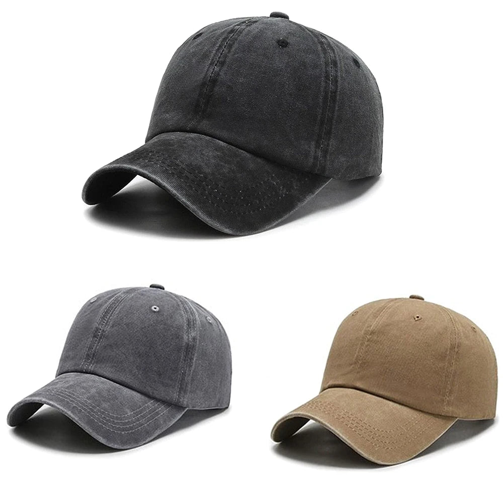 Solid Baseball Caps Men Cap Streetwear Style Women Hat Snapback Casual Casquette Dad Hip Hop
