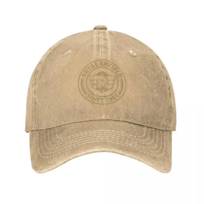 Royal Enfields Since 1901 Unisex Baseball Cap Motorcycle Distressed Washed Caps Hat Vintage Outdoor