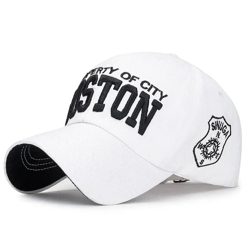 Boston Embroidered Baseball Caps Men Women Snapback Hats Designer Cap Gorras Hombre Originales Golf