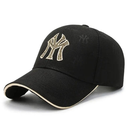 Spring And Autumn New Men's And Women's Baseball Caps Korean Fashion Embroidery Letter Caps Outdoor Leisure Travel Sun Hats