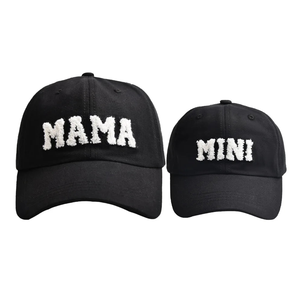 Cool Mama Mini Women Children Kids Cap Sets Spring Summer Outdoor Lady Female Boy Girls Baseball