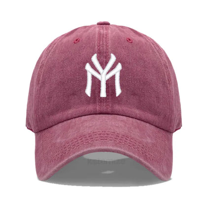 Letter My Embroidery Baseball Cap Women Men Adjustable Soft Washed Cotton Sports Dad Hat Spring