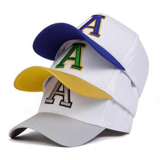 Unisex Stereoscopic Letter Embroidery Baseball Caps Spring Autumn Outdoor Adjustable Casual Hats