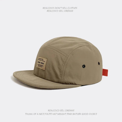 Japanese Quick-drying Breathable Short Brim Baseball Caps Men Women Face Small Foldable Soft Top Hip-hop Cap Women Soft Brim Hat