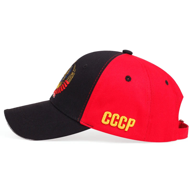 Unisex Cccp National Emblem Baseball Cap Men Women Cotton Snapback Hat Outdoor Visor Sun Hats