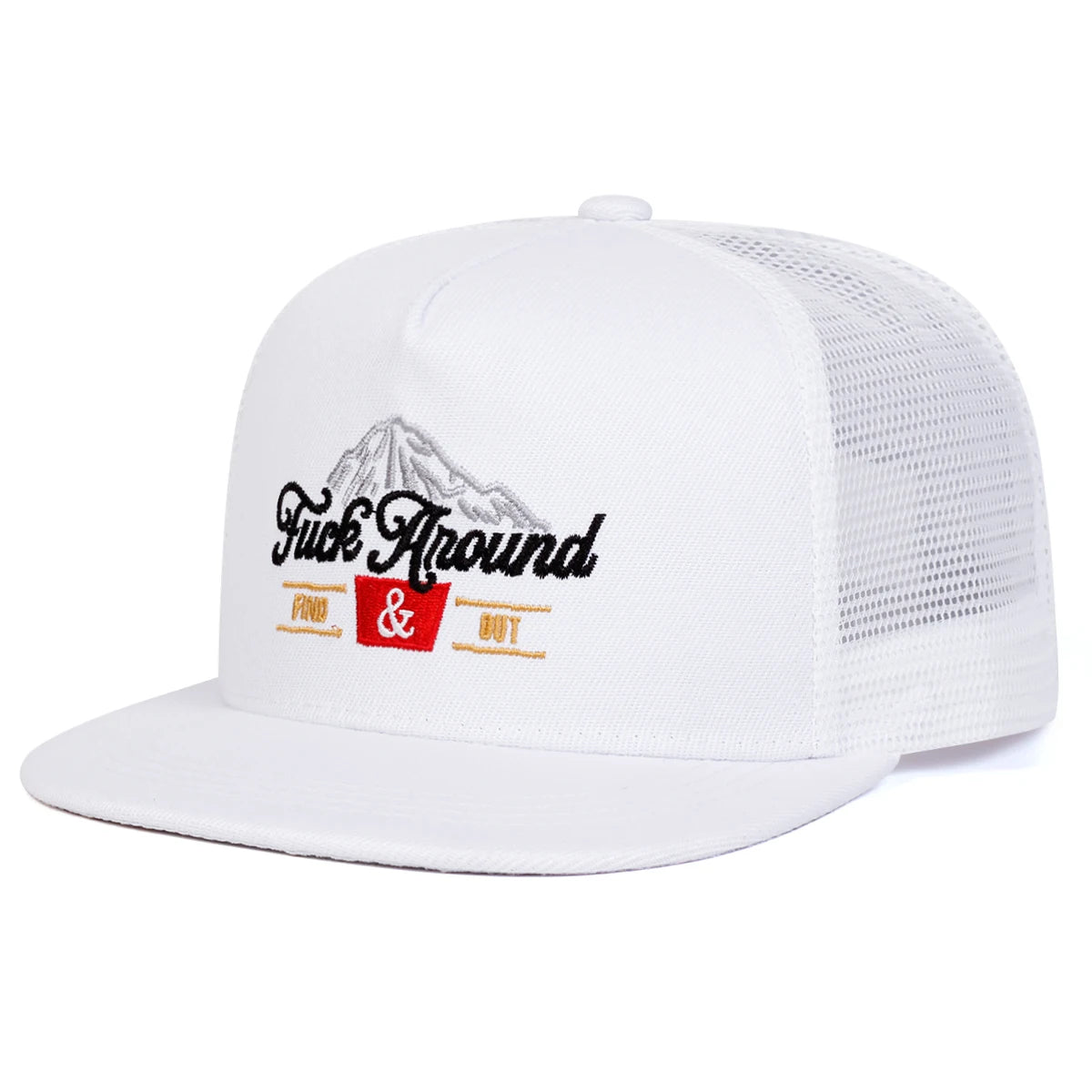 Unisex Anound Letter Embroidery Hip-Hop Net Hats Spring Summer Outdoor Adjustable Casual Baseball
