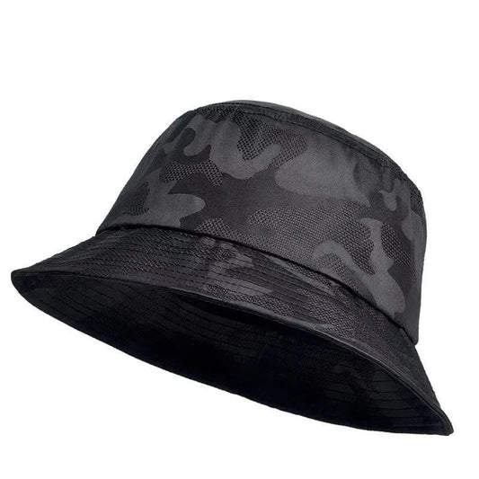 Breathable Camouflage Fisherman Hat Shade Bucket Hats Men Women Outdoor Travel Leisure Cap Cotton