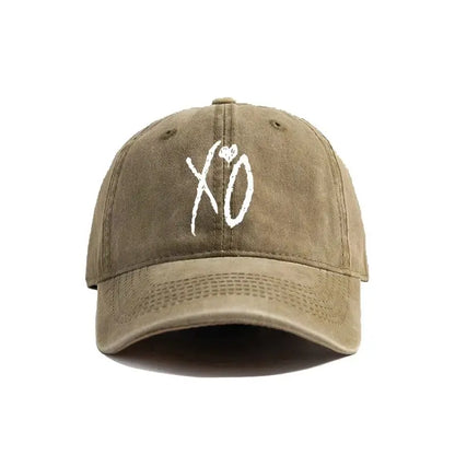 Xo Weeknd Baseball Cap Distressed Hats Men Retro Outdoor Summer Adjustable Dad Hat