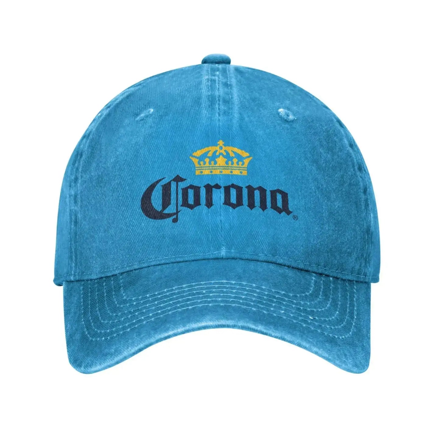 Corona Baseball Cap Classic Beer-Print Cowboy Hat Unisex Teens Trucker Dad Sunshade Running Hippie
