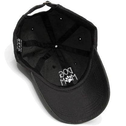 Dog Mom Embroidered Baseball Cap Women Men Adjustable Soft Cotton Dad Hat Unisex Classic Golf Caps