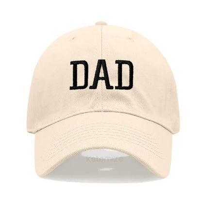 DAD MOM Embroidery Pure Cotton Men's Baseball Cap For Man  Womne's Fashion Sport Golf Caps Sun Hat Dropshipping
