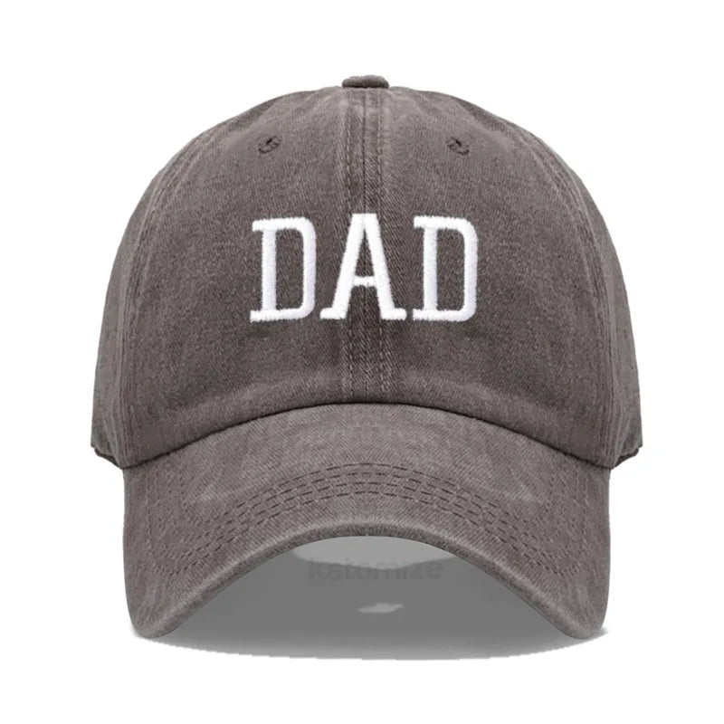 DAD MOM Embroidery Pure Cotton Men's Baseball Cap For Man  Womne's Fashion Sport Golf Caps Sun Hat Dropshipping