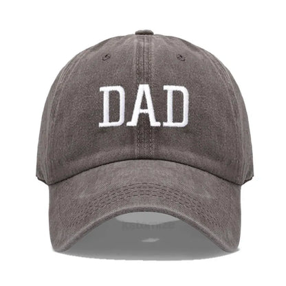 DAD MOM Embroidery Pure Cotton Men's Baseball Cap For Man  Womne's Fashion Sport Golf Caps Sun Hat Dropshipping