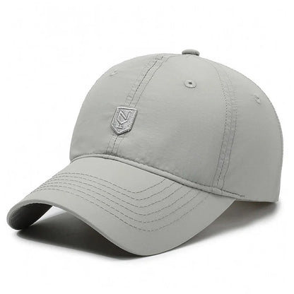 Quick-Dry Baseball Cap - Adjustable, Moisture-Wicking Sun Hat for Outdoor Sports & All Seasons