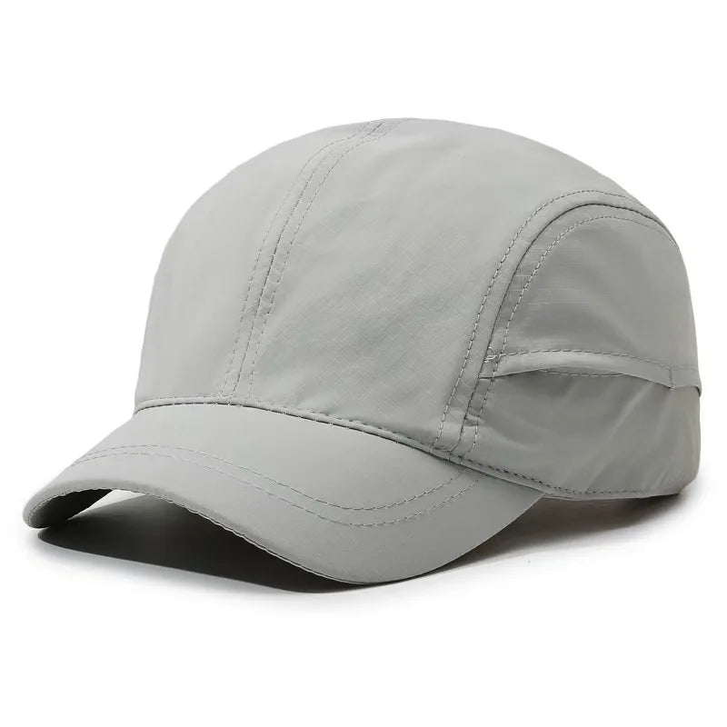 A Men'S Short-Brim Cap, New Summer Style, Breathable And Quick-Drying Baseball Hat, Lightweight Soft-Top Duckbill Cap for Women