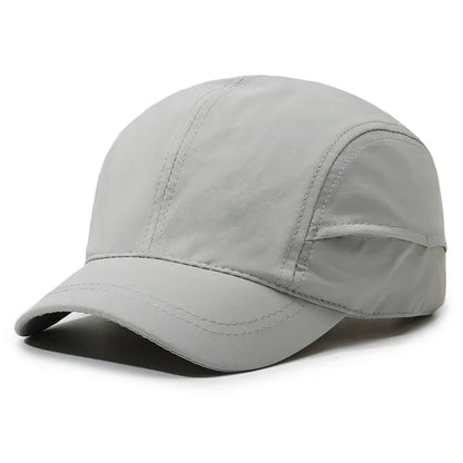 A Men'S Short-Brim Cap, New Summer Style, Breathable And Quick-Drying Baseball Hat, Lightweight Soft-Top Duckbill Cap for Women