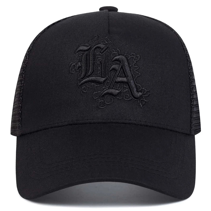 Unisex Letter Embroidery Baseball Net Caps Spring Summer Outdoor Adjustable Casual Hats Sunscreen