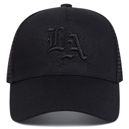 Unisex Letter Embroidery Baseball Net Caps Spring Summer Outdoor Adjustable Casual Hats Sunscreen